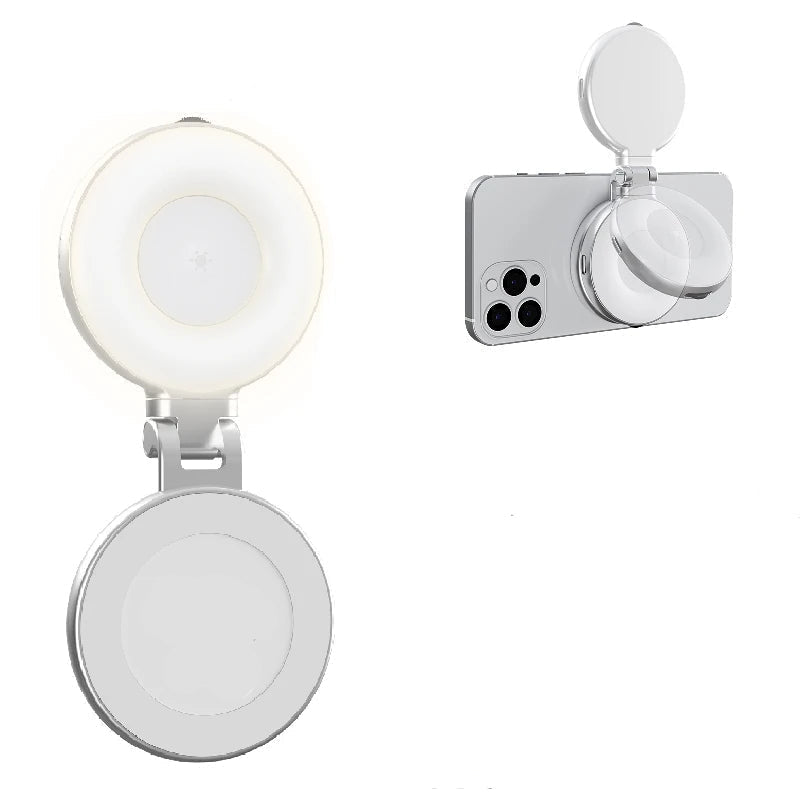 Smartphone Magnetic Fill Light Mini Selfie Light 3 Modes Adjustable Brightness for Iphone XIAOMI HUAWEI SAMSUNG Phone