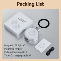 Smartphone Magnetic Fill Light Mini Selfie Light 3 Modes Adjustable Brightness for Iphone XIAOMI HUAWEI SAMSUNG Phone